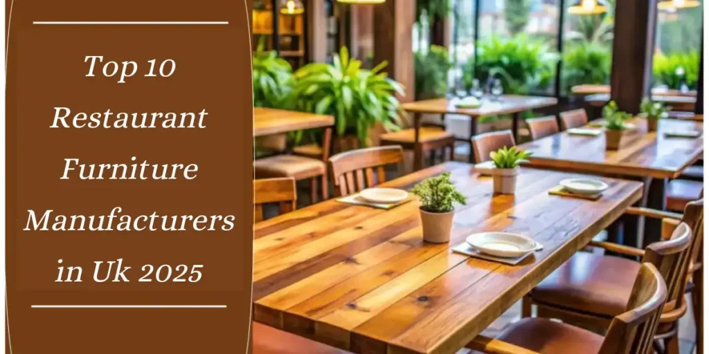 Top 10 Restaurant Furniture Manufacturers in Uk 2025-SURENSPACE