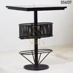 Cast Iron Mesh Design High Table
