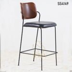 Metal Leatherette High Chair Design Metal Leatherette High Chair Design 2