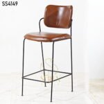 Metal Leatherette High Chair Design Metal Leatherette High Chair Design 4