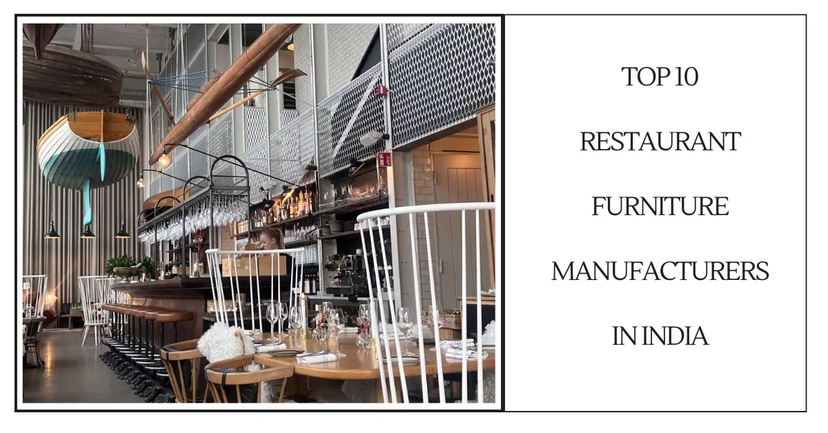 Top 10 Restaurant Furniture Manufacturers in India-SURENSPACE