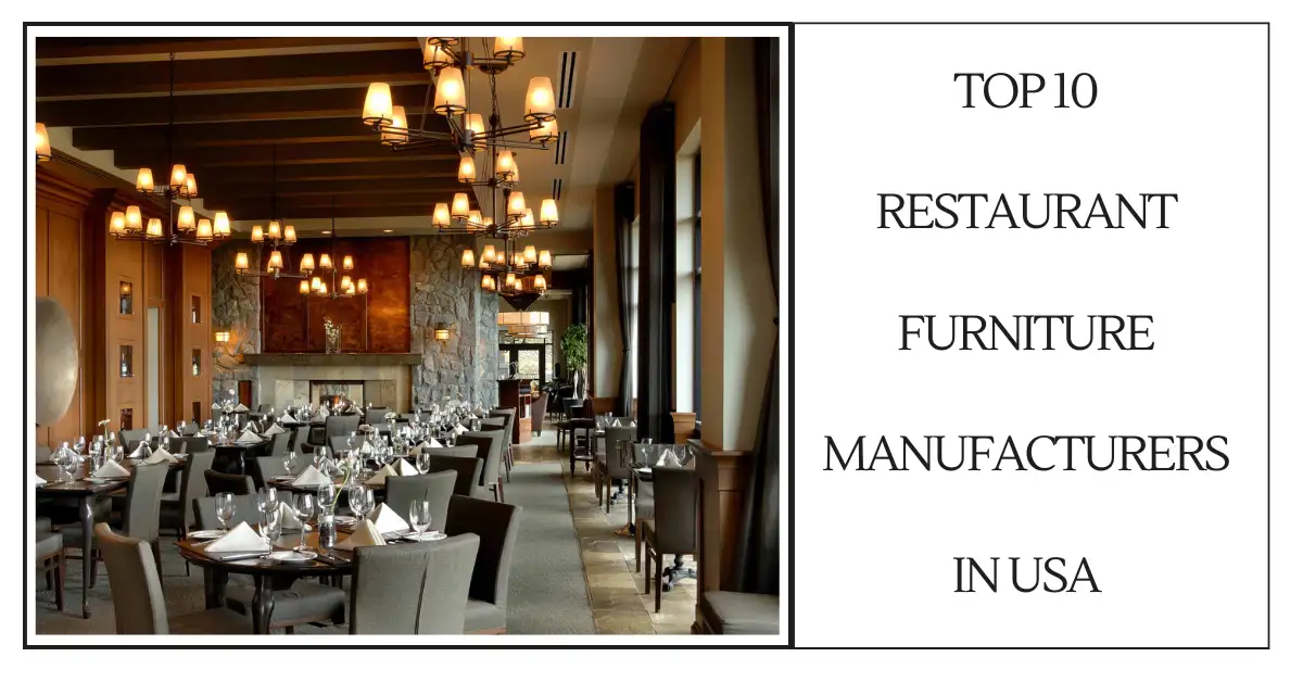 Top 10 Restaurant Furniture Manufacturers in USA-SURENSPACE