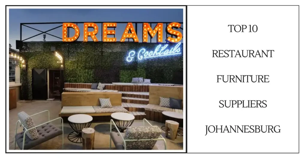 Top 10 Restaurant Furniture Suppliers Johannesburg-SURENSPACE