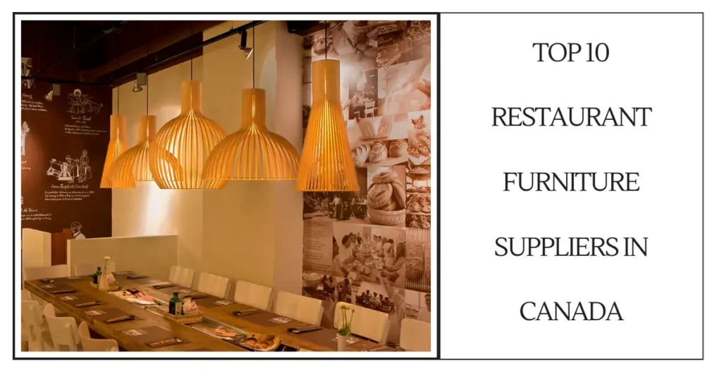 Top 10 Restaurant Furniture Suppliers in Canada-surenspace