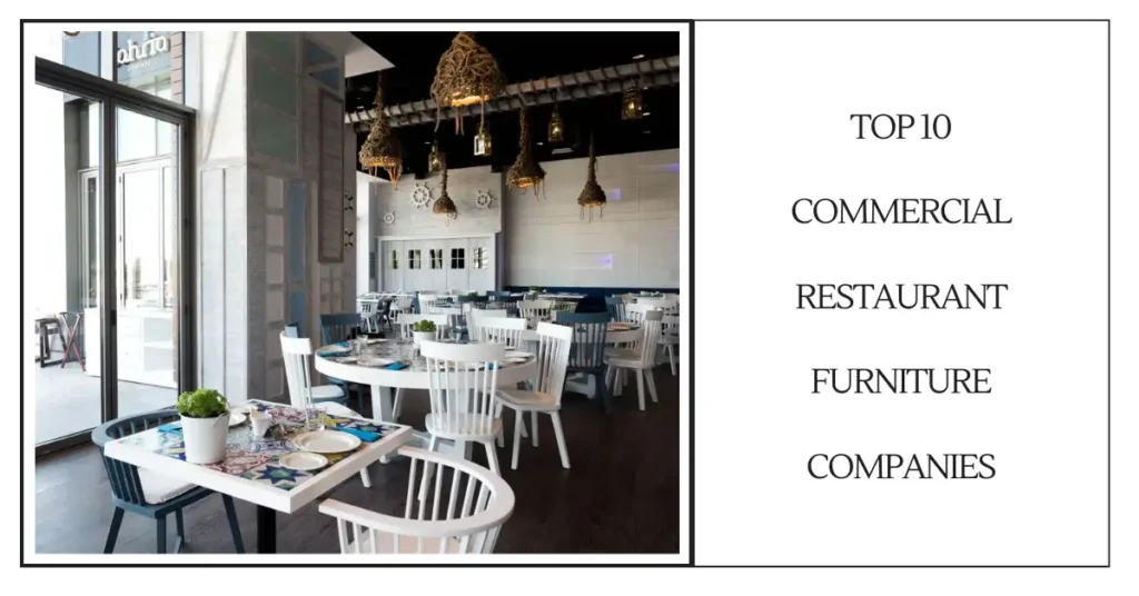 Top 10 commercial restaurant furniture companies-SURENSPACE