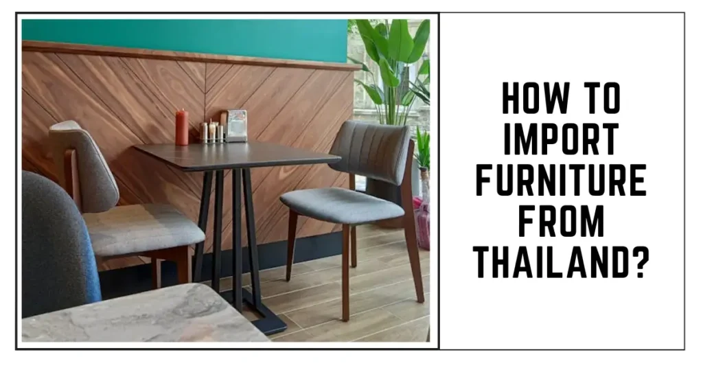 SUREN SPACE - How to Import Furniture from Thailand