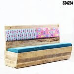 Printed Bespoke Indian Booth Sofa Design - Image 2