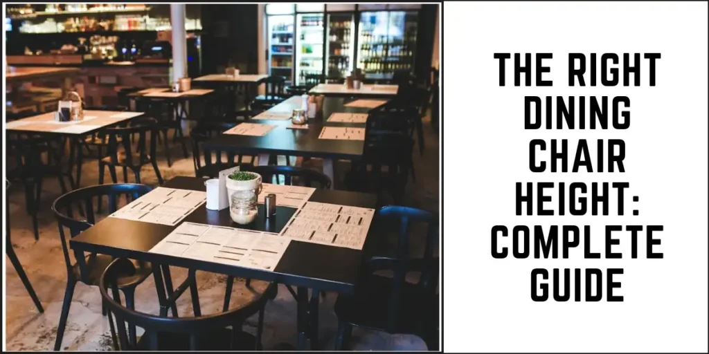 The Right Dining Chair Height Complete Guide-SURENSPACE