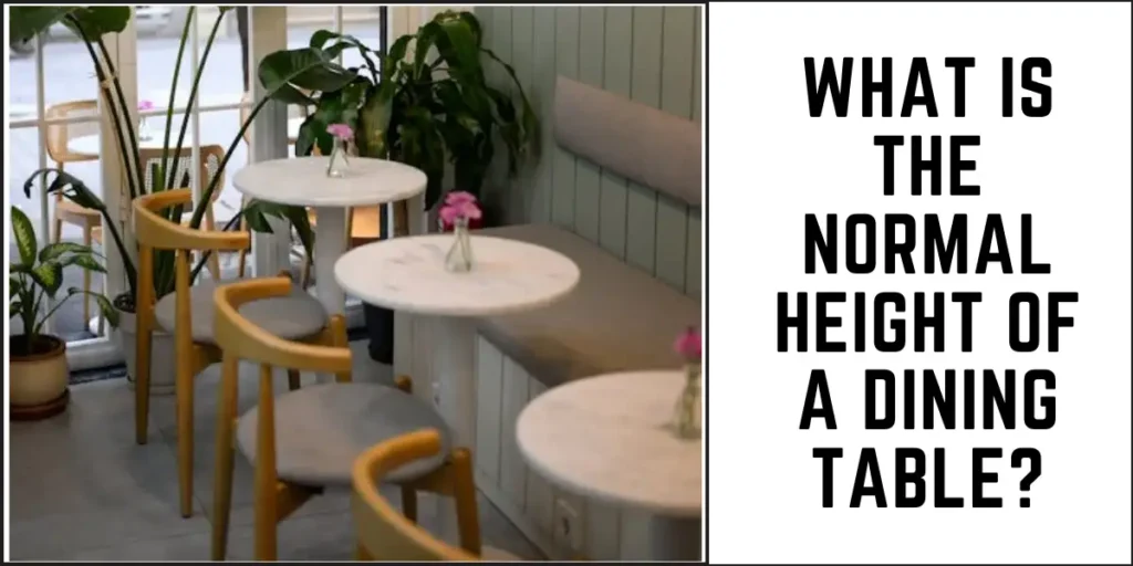 What is the Normal Height of a Dining Table-SURENSPACE