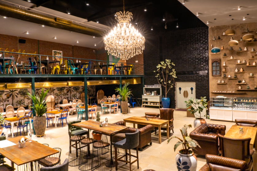 The Peach Door | Restaurant | Tirupati restaurant furniture design 5