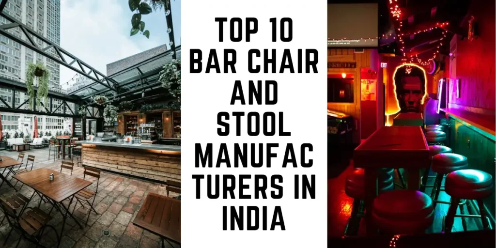 Top 10 Bar Chair and Stool Manufacturers in India-SURENSPACE