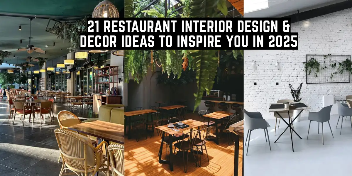21 Restaurant Interior Design & Decor Ideas to Inspire You in 2025-SURENSPACE