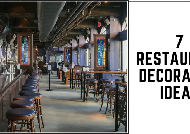 7 Restaurant Decoration Ideas-SURENSPACE