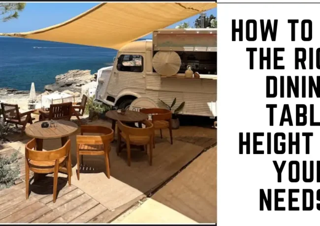 How to Pick the Right Dining Table Height for Your Needs-SURENSPACE