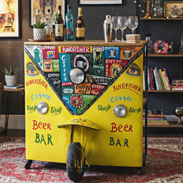 Hand Painted Wine Bar