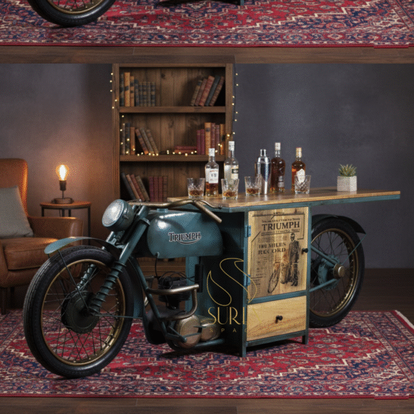Indian Bike Wine Cabinet