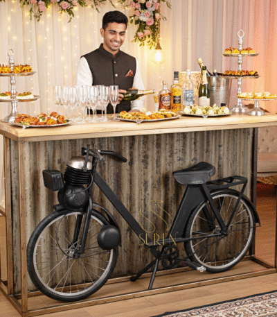 Moped Design Industrial Banquet Counter