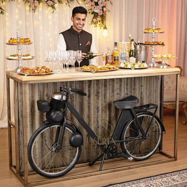 Moped Design Industrial Banquet Counter