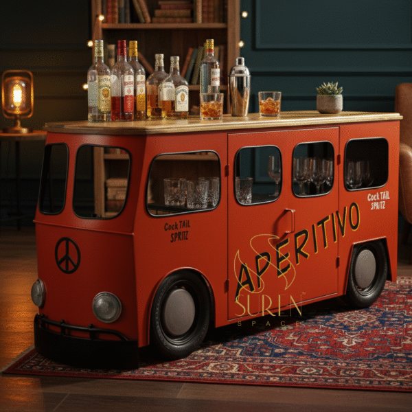 Red & Black Auto Wine Cabinet