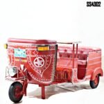 Handpainted Indian Tuk Tuk Dining Set - Image 2