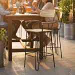 Mango Wood Iron Bar Chair