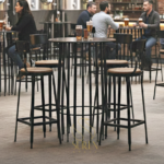 Industrial High Table High Chair Set