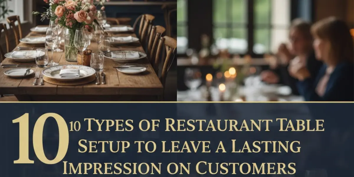 SUREN SPACE MAIN BLOG BANNER-10 Types of Restaurant Table Setup to Leave a Lasting Impression on Customers