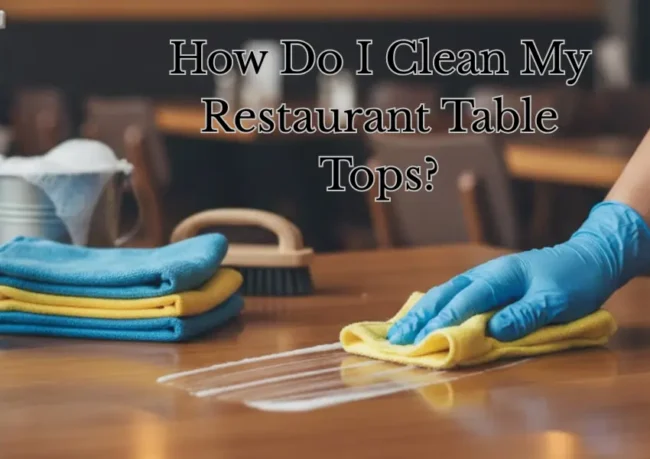 SUREN SPACE MAIN BLOG BANNER-How Do I Clean My Restaurant Table Tops