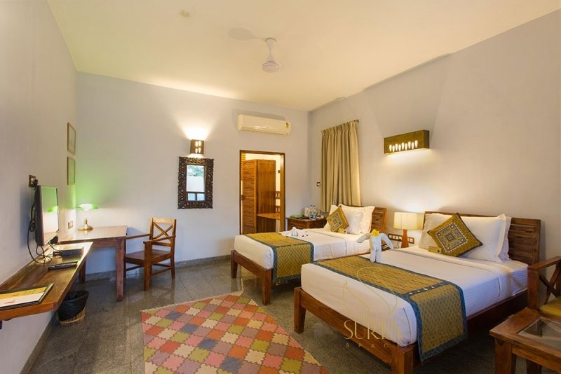 Heritage Resort | Hampi hotel room furniture 1
